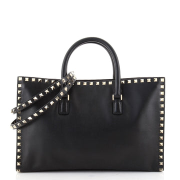 Valentino Rockstud Convertible Tote Leather Medium