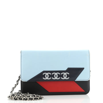Chanel Airlines Wallet on Chain NM Lambskin Small