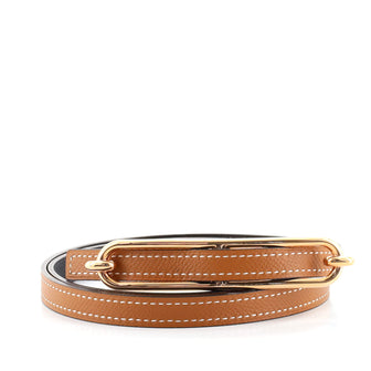 Hermes Roulis Reversible Belt Leather Thin