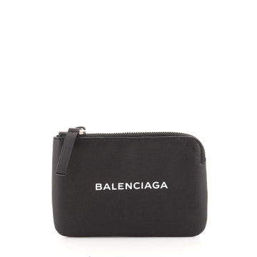 Balenciaga Everyday Logo Pouch Printed Leather Small