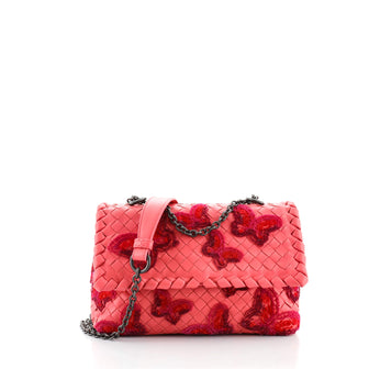 Bottega Veneta Butterfly Olimpia Crossbody Bag Tuffetage Intrecciato Nappa Baby