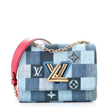 Louis Vuitton Twist Handbag	 Patchwork Denim MM