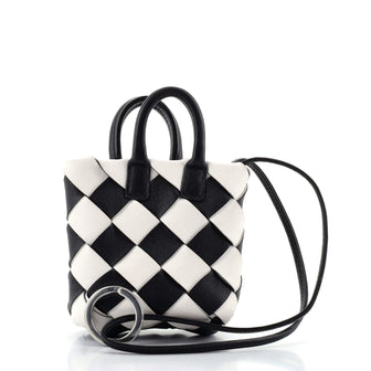 Bottega Veneta Maxi Cabat Bag Charm Intrecciato Nappa