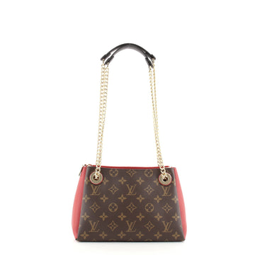 Louis Vuitton Surene Handbag Monogram Canvas with Leather BB