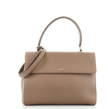 Saint Laurent Moujik Top Handle Bag Leather Medium