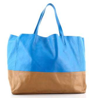 Celine Horizontal Bi-Cabas Tote Leather Large