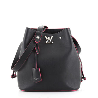 Louis Vuitton Lockme Bucket Bag Leather