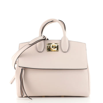 Salvatore Ferragamo Studio Satchel Leather Small