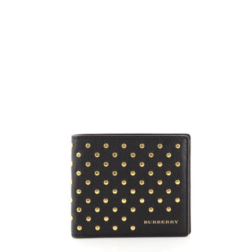 Burberry Bifold Wallet Studded Leather