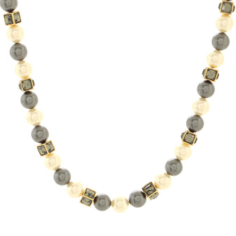 Louis Vuitton Cry Me a River Necklace Metal with Crystals and Faux Pearls