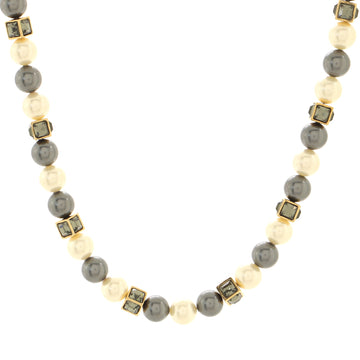 Louis Vuitton Cry Me a River Necklace Metal with Crystals and Faux Pearls