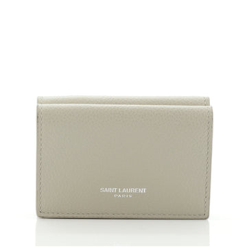 Saint Laurent Fragments Flap Wallet Leather Mini