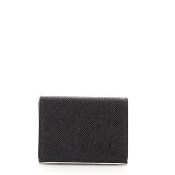 Louis Vuitton Business Card Case Taiga Leather