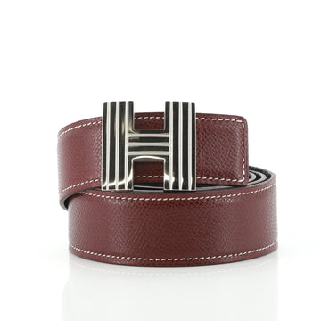 Hermes Cadena Reversible Belt Leather Medium