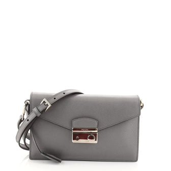 Prada Sound Bag Saffiano Leather Small