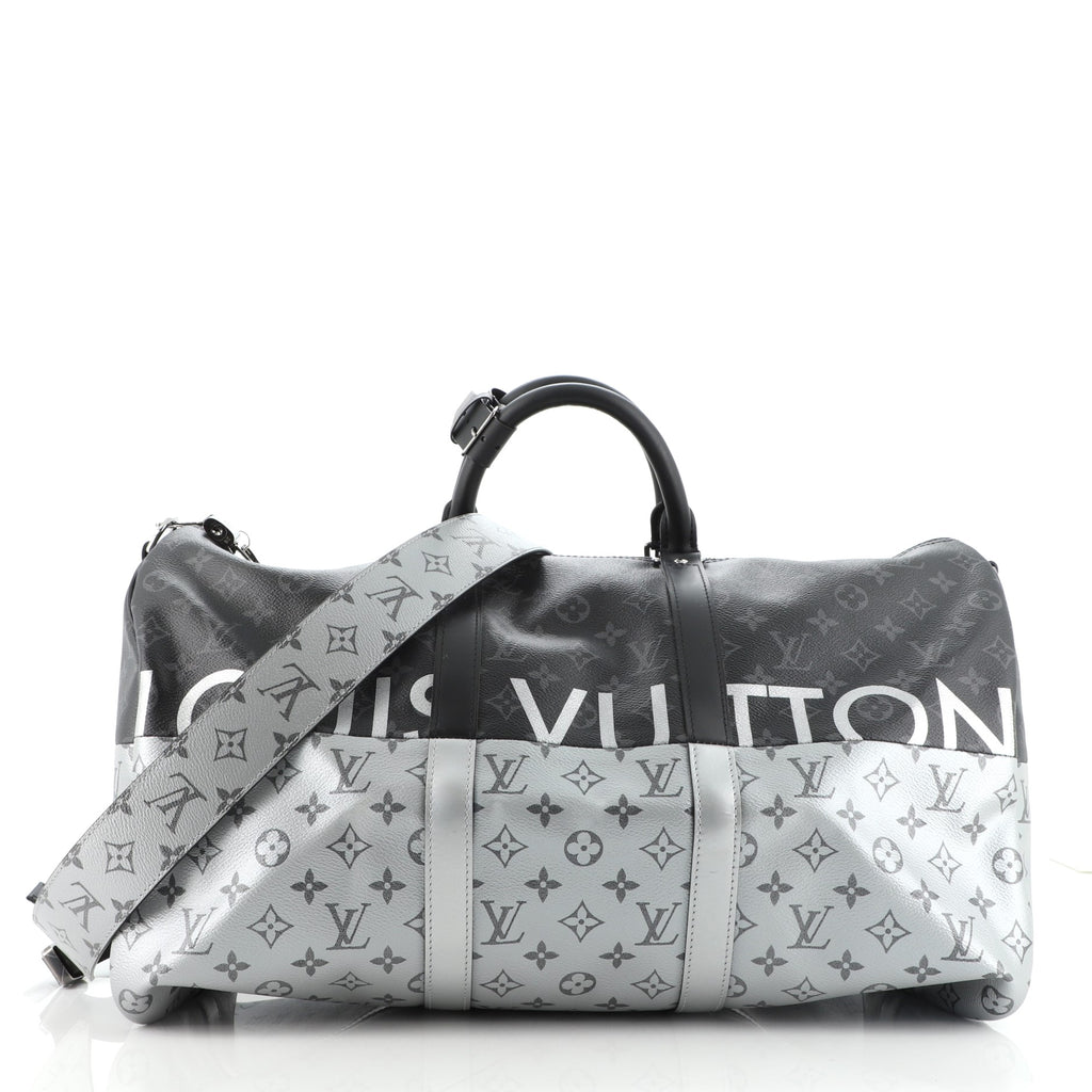 Louis Vuitton, Bags, Louis Vuitton Split Eclipse Monogram Keepall