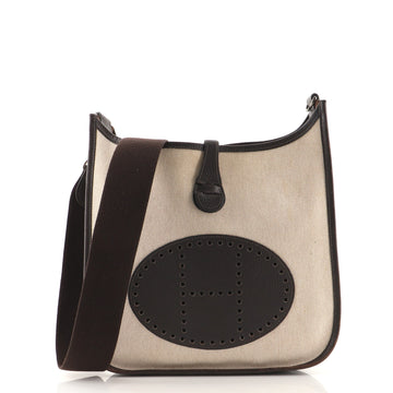 Hermes Evelyne Bag Gen II Toile and Leather PM