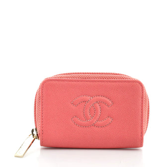 Chanel Timeless Zip Around Coin Purse Caviar