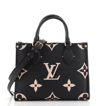 Louis Vuitton OnTheGo Tote Bicolor Monogram Empreinte Giant PM