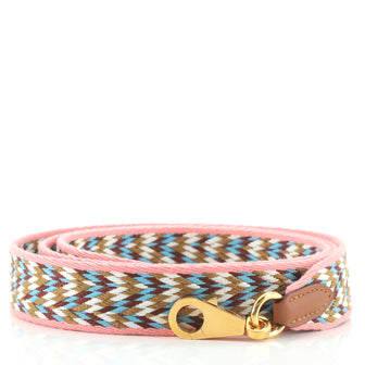 Hermes Sangle Zigzag Shoulder Strap Cavale Canvas 25