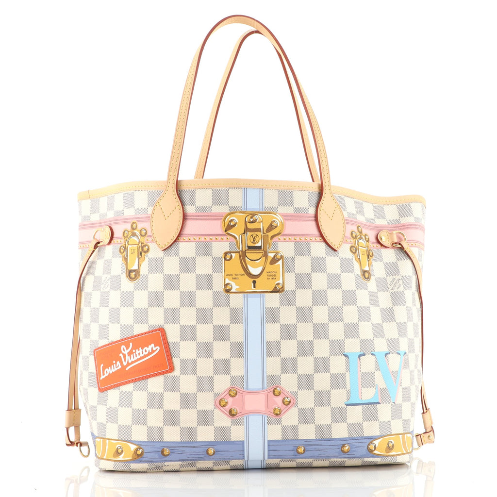 Louis Vuitton Summer Trunks Neo Neverfull MM Tote NEW