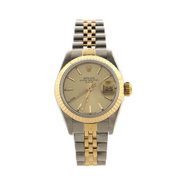 Rolex Oyster Perpetual Datejust Automatic Watch Stainless Steel and Yellow Gold 26