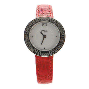 Fendi My Way Quartz Watch Stainless Steel and Leather 28