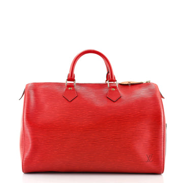 Louis Vuitton Speedy Handbag Epi Leather 35
