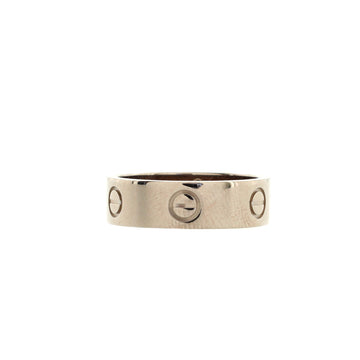 Cartier Love Band Ring 18K White Gold