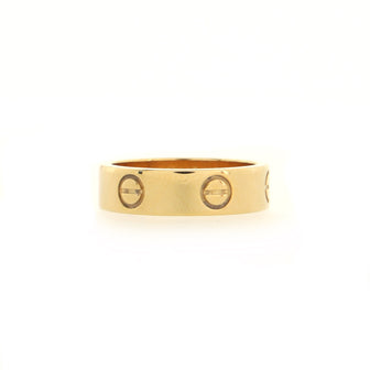 Cartier Love Band Ring 18K Yellow Gold