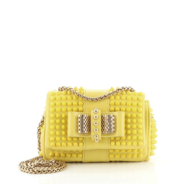 Christian Louboutin Sweet Charity Crossbody Bag Spiked Leather Mini