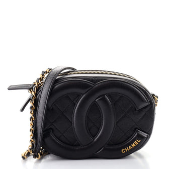 Chanel Giant CC Timeless Camera Bag Quilted Lambskin Small