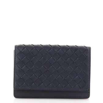 Bottega Veneta Flap Card Case Intrecciato Nappa