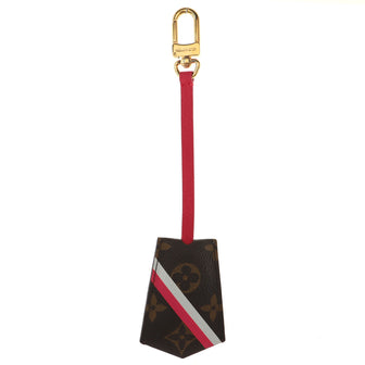 Louis Vuitton My Icon Clochette Key Holder Limited Edition Striped Monogram Canvas