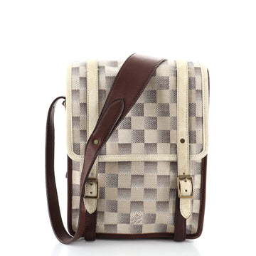 Louis Vuitton Trotteur Handbag Damier Lune