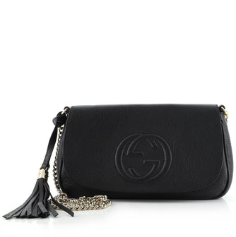 Gucci Soho Chain Crossbody Bag Leather Medium