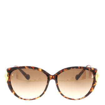 Louis Vuitton Garance Cat Eye Sunglasses Tortoise Acetate and Metal