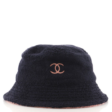Chanel CC Bucket Hat Terry Cloth
