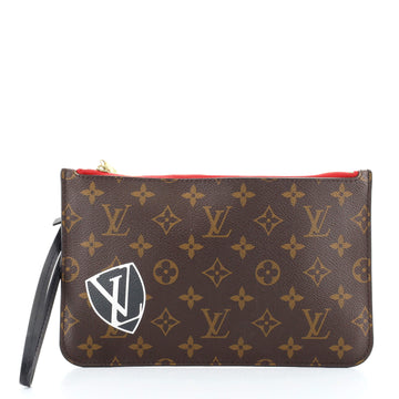 Louis Vuitton Neverfull Pochette Limited Edition World Tour Monogram Canvas Large