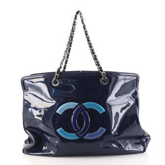 Chanel Lipstick Tote Patent Vinyl XL