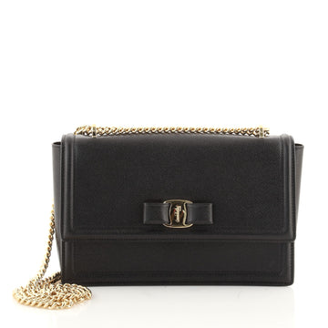 Salvatore Ferragamo Ginny Crossbody Bag Leather Medium
