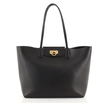 Salvatore Ferragamo Gancini Travel Tote Leather Medium