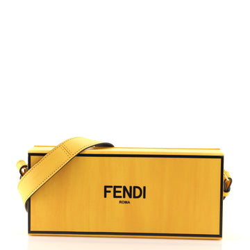 Fendi Horizontal Box Crossbody Bag Leather
