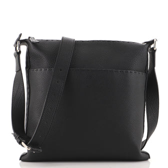 Fendi Selleria Flat Messenger Leather Medium