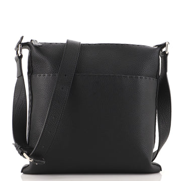 Fendi Selleria Flat Messenger Leather Medium