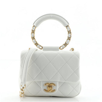 In The Loop Flap Bag Quilted Lambskin Small