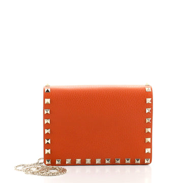 Valentino Rockstud Pouch Crossbody Bag Leather Mini