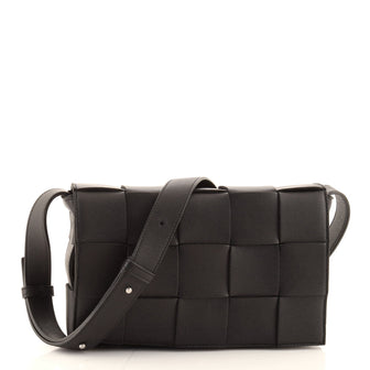 Bottega Veneta Cassette Crossbody Bag Maxi Intrecciato Leather