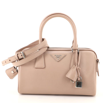 Prada Lux Convertible Boston Bag Saffiano Leather Small