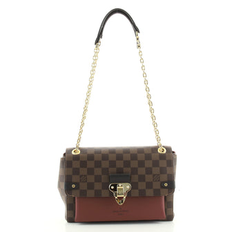Louis Vuitton Vavin Handbag Damier with Leather PM